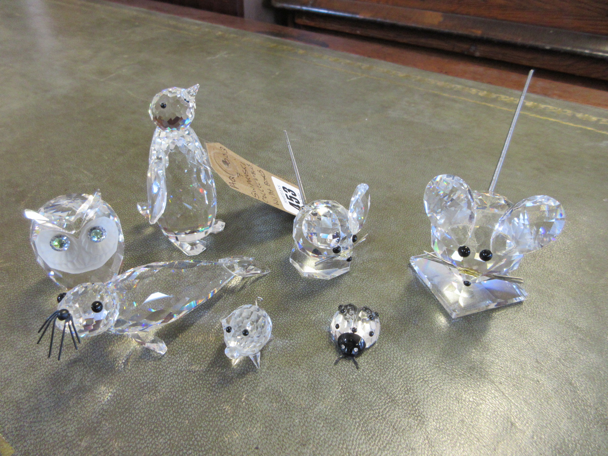 SEVEN SWAROVSKI COLLECTABLES WITH BOXES Image