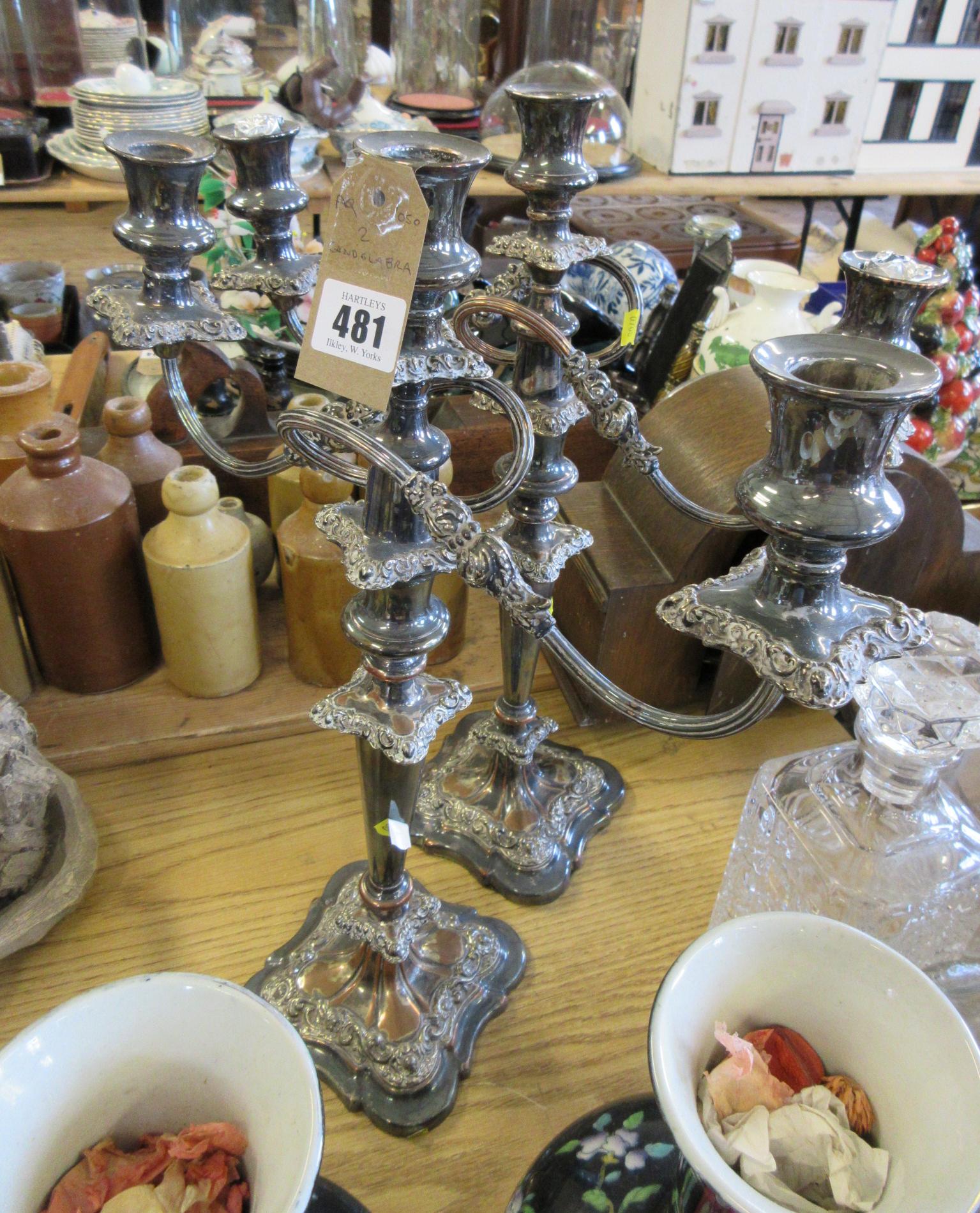 PAIR OF CANDELABRA Image