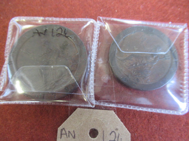 1797 CARTWHEEL TWOPENNY AND PENNY COINS Image