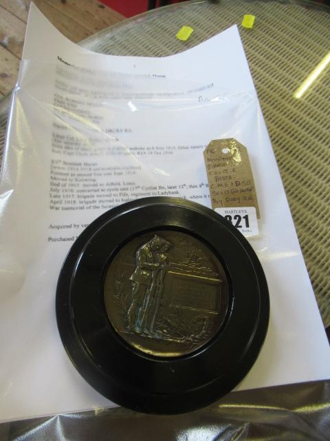 MEMORIAL PLAQUE TO COLONEL J R BEECH G.M.G AND D.S.O. SCOTTISH HORSE BY DURY R.A. Image