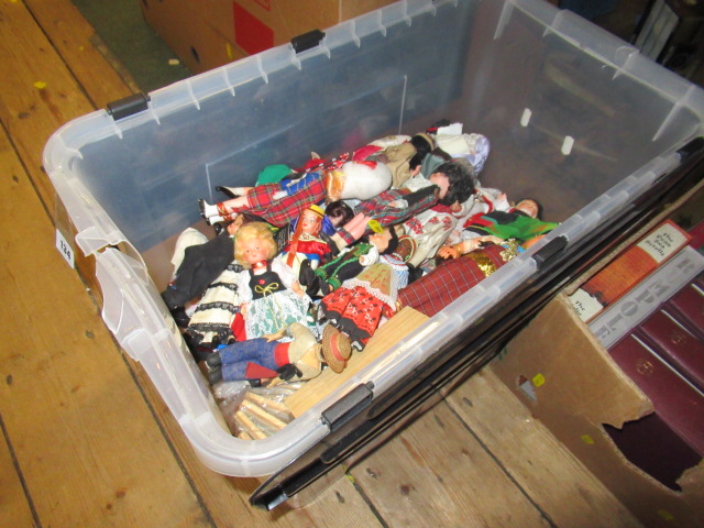 BOX OF NATIONAL COSTUME DOLLS Image