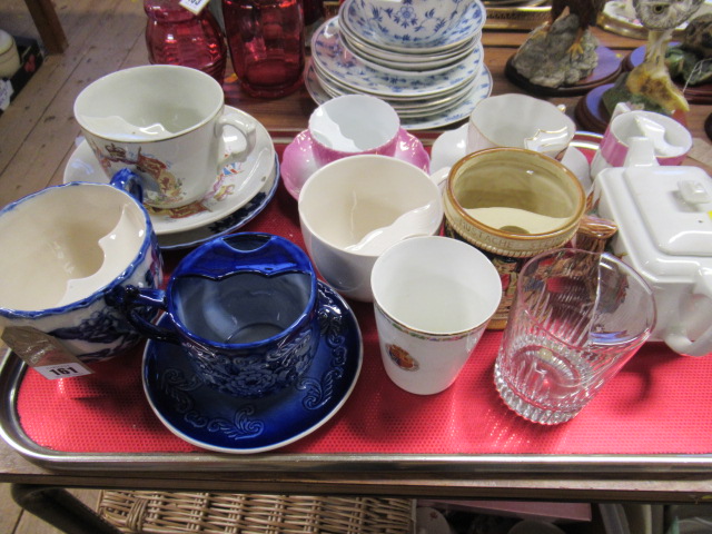 QUANTITY OF MOUSTACHE CUPS ETC Image