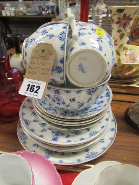 QUANTITY OF DANISH BLUE AND WHITE TEAWARE Image