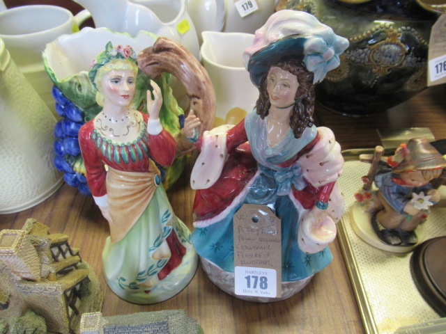 TWO CERAMIC FIGURES Image