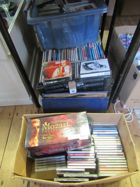 FOUR BOXES OF JAZZ AND OTHER CDS   Image