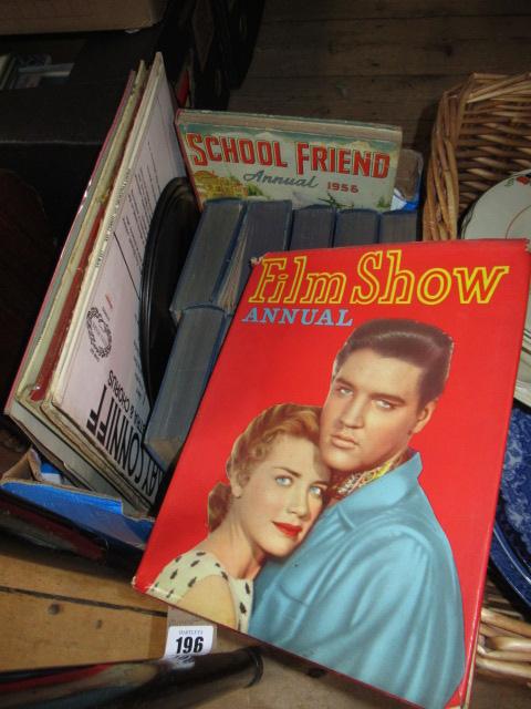 BOX OF RECORDS   BOOKS AND ANNUALS Image