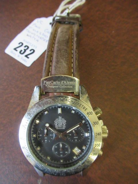 PIERCARLO DALESSIO TACHYMETRE WRISTWATCH Image