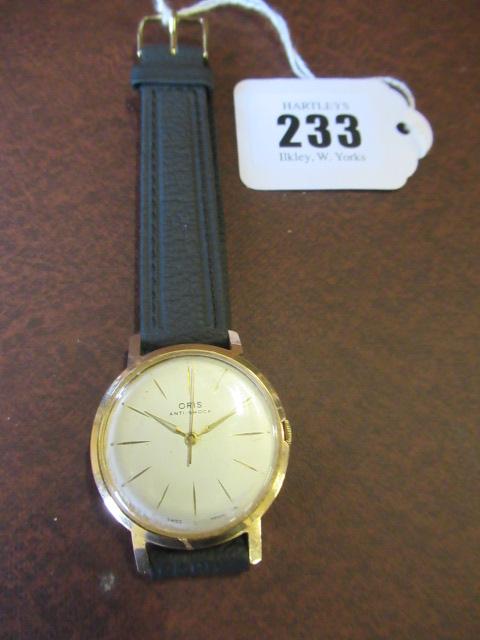 GOLD PLATED ORIS WRISTWATCH Image