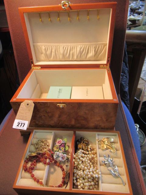 JEWELLERY BOX AND COSTUME JEWELLERY Image