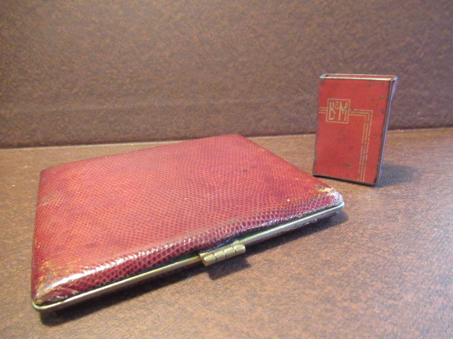 BRYANT AND MAY MATCH HOLDER WITH CIGARETTE CASE Image