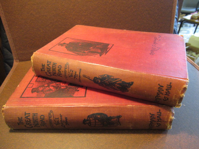 TWO VINTAGE VOLUMES OF THE GREAT NORTH ROAD BY CG PARKER Image