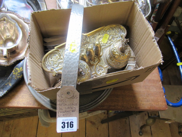 MISCELLANEOUS METALWARE INCLUDING CUTLERY AND PEWTER  Image