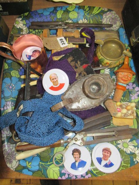 TRAY OF VARIOUS METALWARE ETC Image