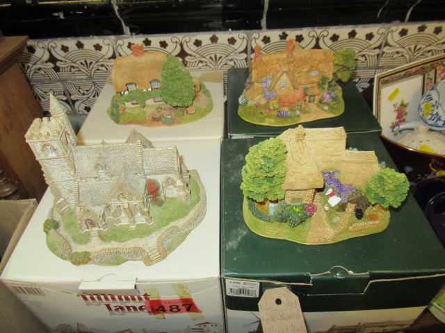 FOUR BOXED LILLIPUT LANE MODELS Image