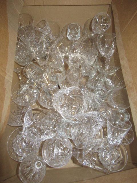 BOX OF WINE AND OTHER GLASSES Image