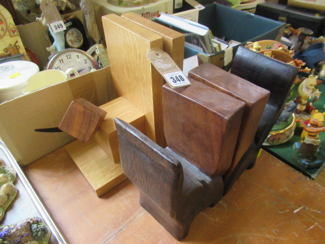 TWO PAIRS OF BOOKENDS Image