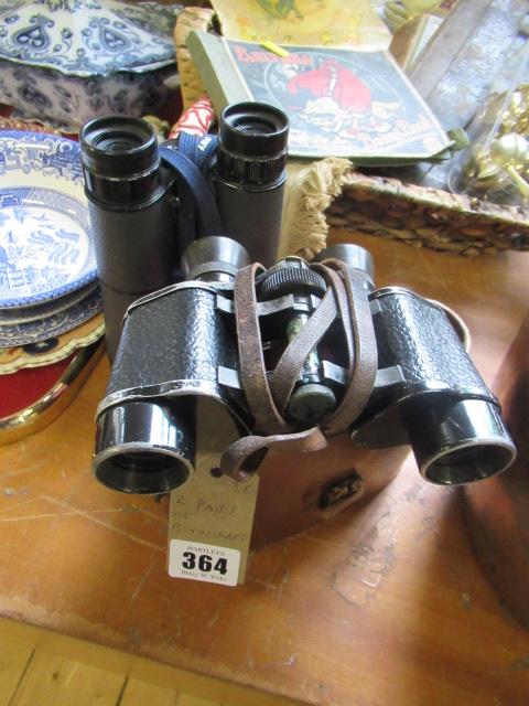 TWO PAIRS OF BINOCULARS Image