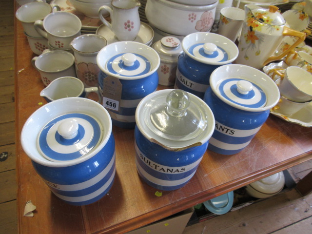 BLUE AND WHITE CORNISHWARE Image