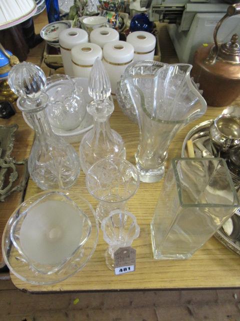QUANTITY OF DECANTERS AND OTHER GLASS  Image