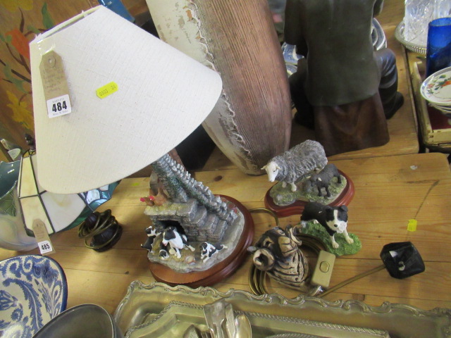 BORDER FINE ARTS TABLE LAMP AND THREE MODELS Image