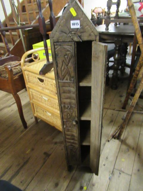 SMALL NARROW TRIBAL CUPBOARD Image