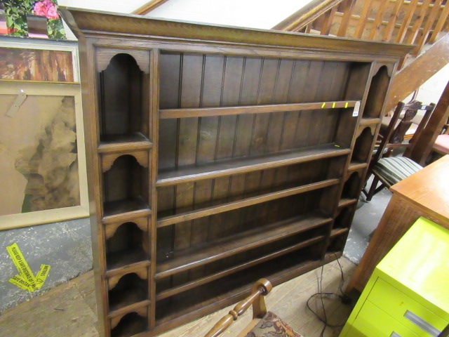 LARGE OAK PLATE RACK Image