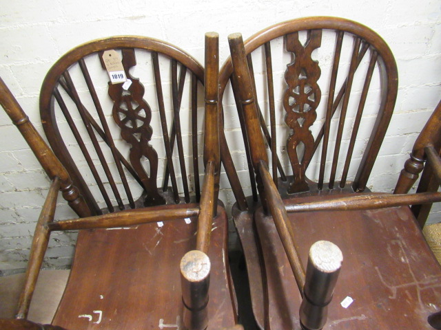 FOUR REPRO KITCHEN WINDSOR CHAIRS Image