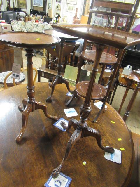 TWO TRIPOD TABLES Image