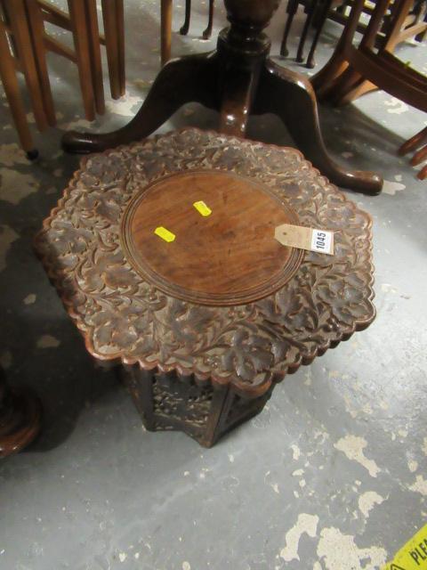 CARVED INDIAN TABLE Image