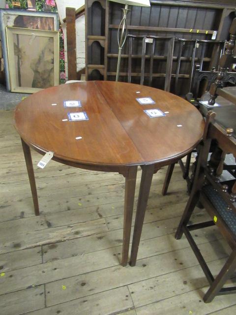 PAIR MAHOGANY CONSOLE TABLES Image