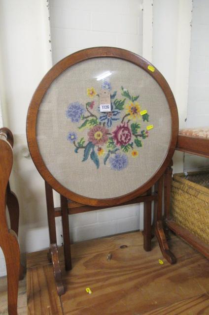 TAPESTRY TOPPED FOLDING TABLE Image