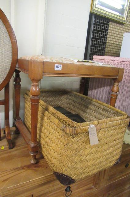 UPHOLSTERED STOOL Image