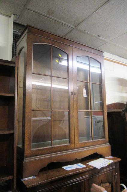 WALNUT DISPLAY CABINET Image