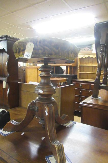 VICTORIAN TRIPOD STOOL Image