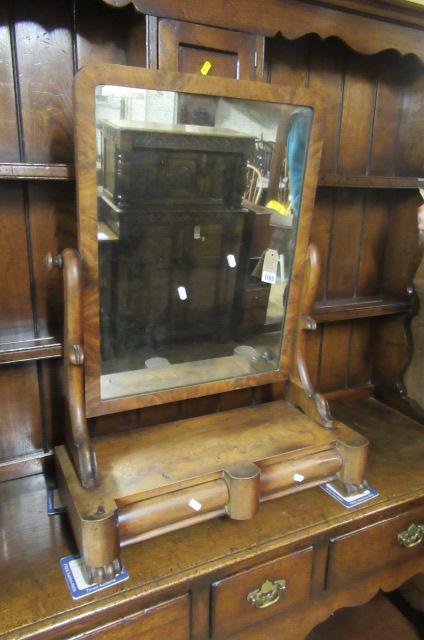 WALNUT TOILET MIRROR Image