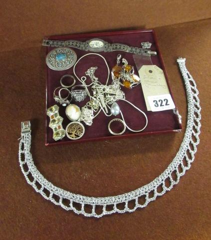 SILVER AND OTHER JEWELLERY Image