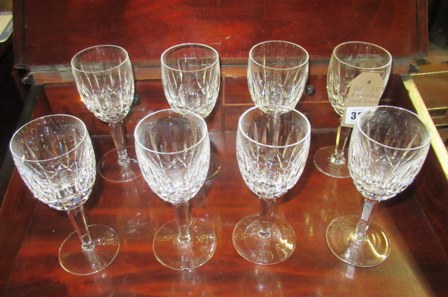 EIGHT WATERFORD WINE GLASSES Image