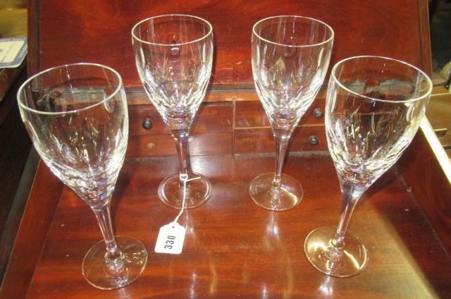 SET OF FOUR JOHN ROCHA WATERFORD GOBLETS Image
