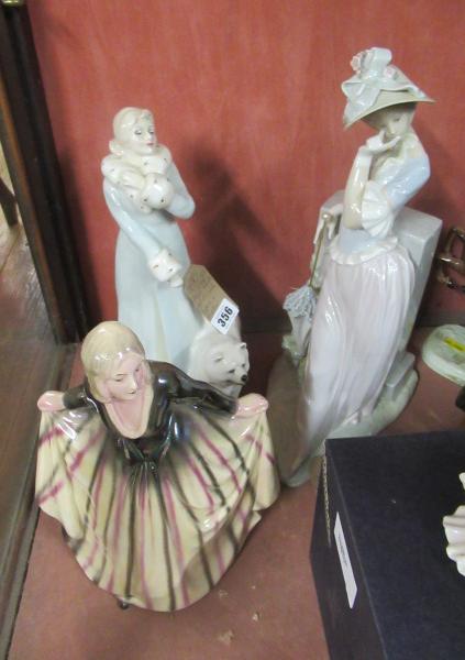 ROYAL DOULTON FIGURE AND ANOTHER Image