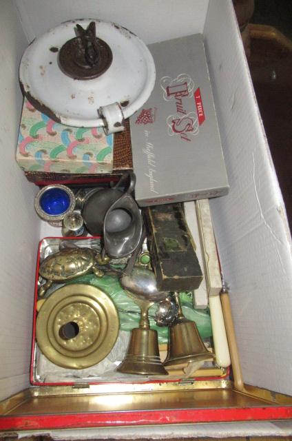 BOX OF EPNS CUTLERY ETC Image