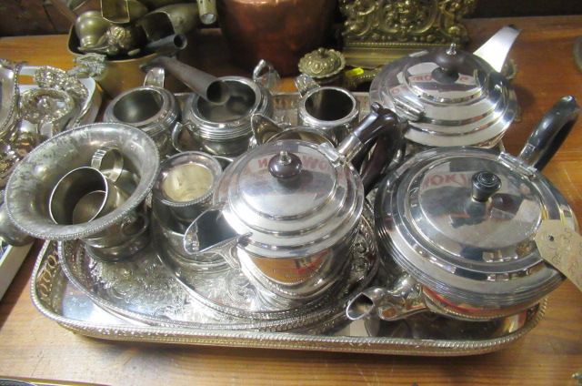 QUANTITY OF EPNS INCLUDING A TEA SERVICE Image