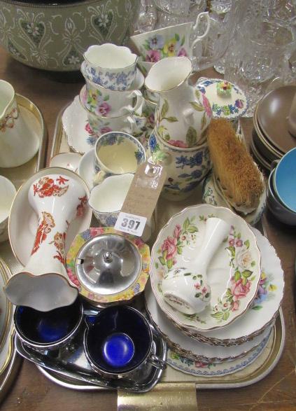 TRAY OF CHINA INCLUDING MINTON AND MASONS Image