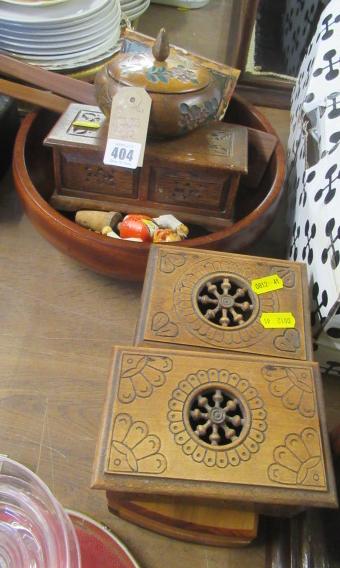 QUANTITY OF WOODEN BOXES ETC Image