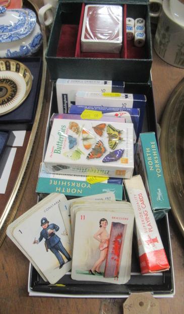 PLAYING CARDS AND DICE SET ETC Image