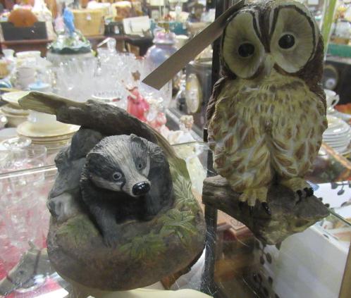 WEDWOOD BADGER AND OWL Image