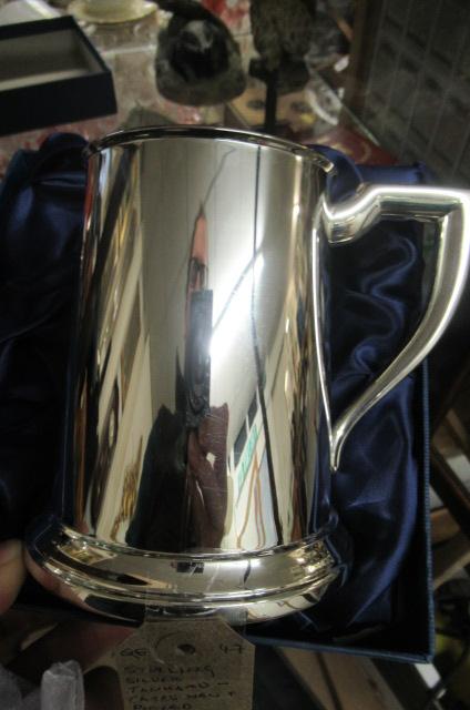 STERLING SILVER TANKARD   BOXED Image