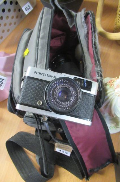 OLYMPUS TRIP 35 CAMERA AND ASSESSORIES  Image