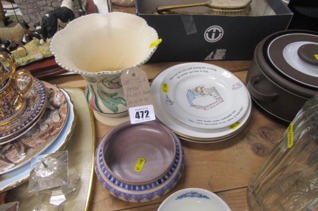 PETER RABBIT PLATE AND POOLE DISH ETC Image