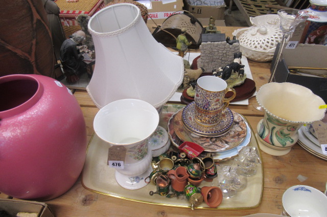 TRAY OF AYNSLEY WILD TUDOR CHINA ETC Image