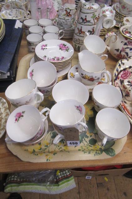 QUEEN ANNE TEA SET AND ANOTHER Image